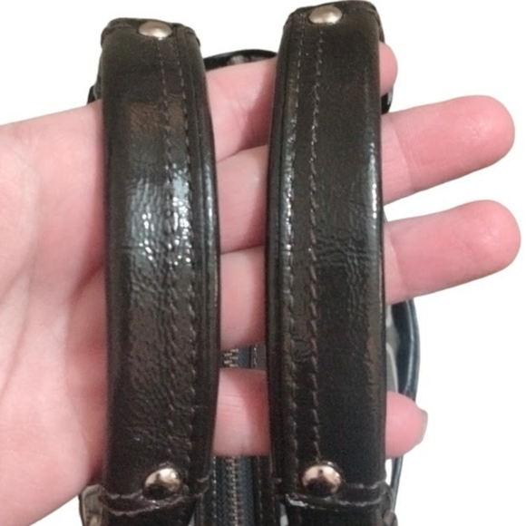 COACH Penelope Shantung Signature Satchel Handbag - Picture 8 of 16